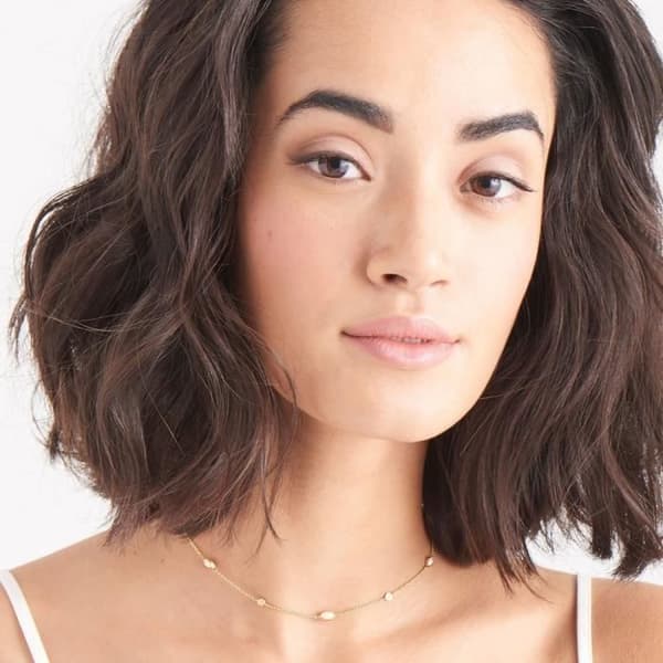 Choker - ANIA loi HAIE - Silver 925 - Pläterat 14k - Opal - Justerbar längd 33-38cm