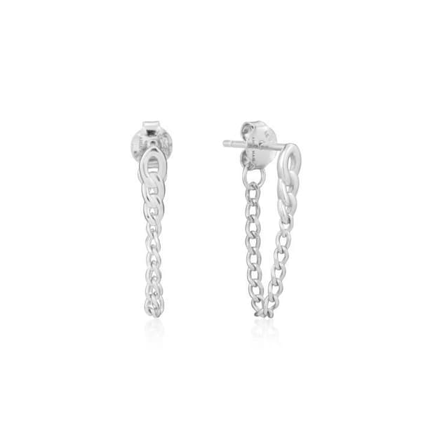 Ania Haie 925 Sterling Silver Chain Reaction Örhängen AH-E021-03H