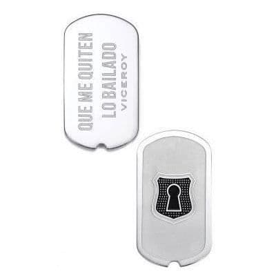 Médaillon - Viceroy - VMC0012-00 - Stål - Silverfärgad - Man