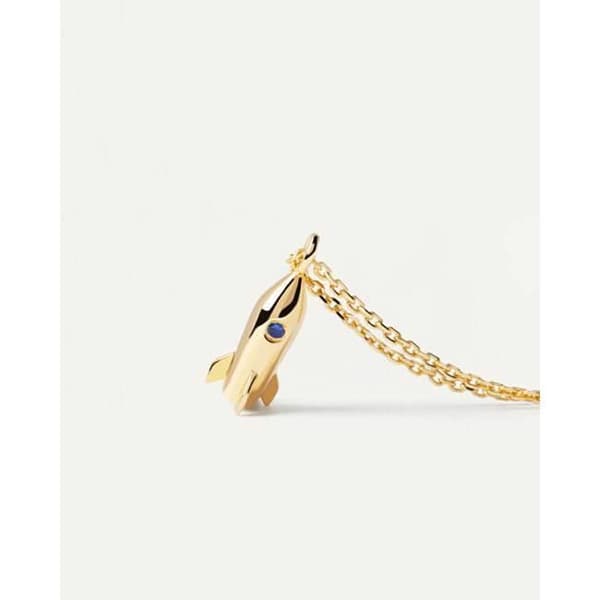 Pdpaola original guldhalsband för mor och dotter Infinity &amp; Beyond Gold Co01-189-u (kedja, pendel), kvinnor, Spd0407