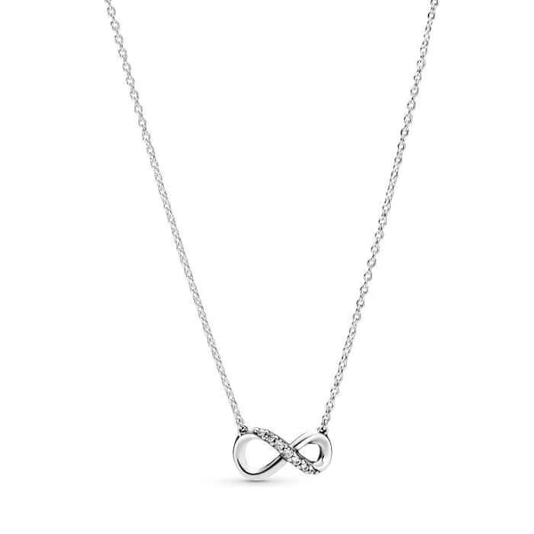 Halsband - Pandora - 398821C01-50 - 925 Silver - Längd 50 cm - Färg Grå