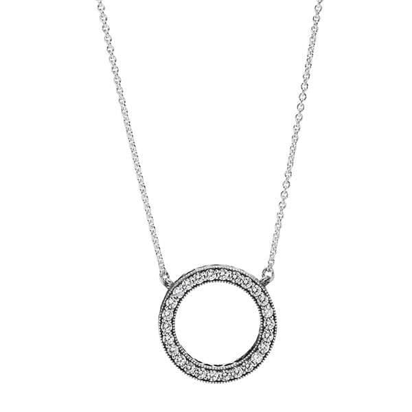 Pendants - PANDORA - 59514CZ-45 - Silver - Zirkoniumoxid - Kvinna