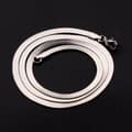 Miniatyrbilde 5 av 5: INF Flat Snake Chain Necklace, 5mm kjede i rustfritt stål