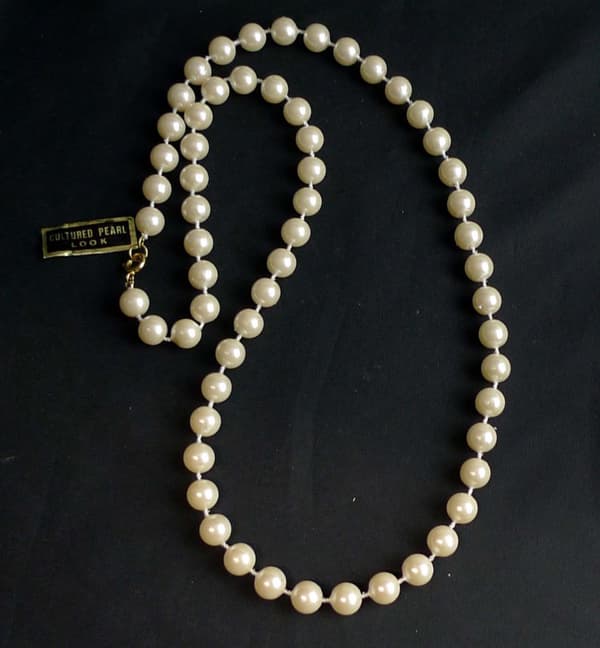 Pärlhalsband 60cm