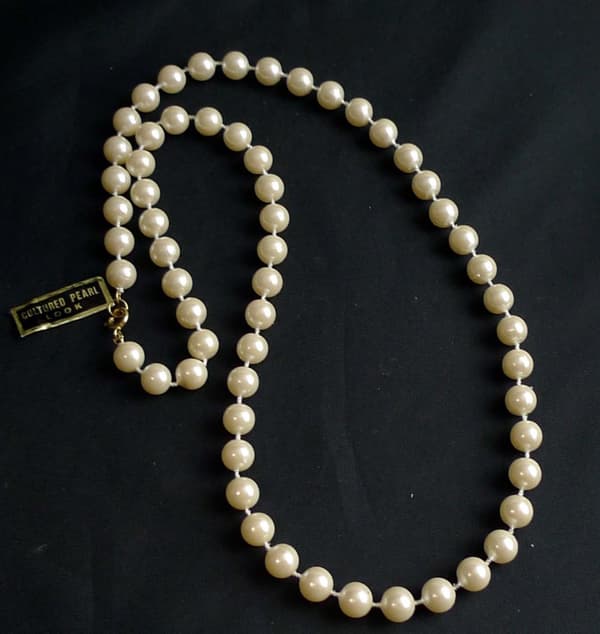 Pärlhalsband 60cm