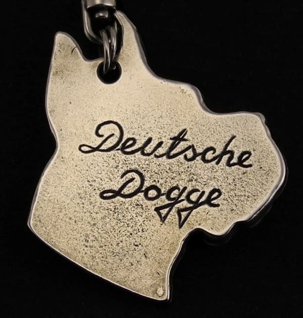 Great Dane I - halsband med hund, silverpläterat hänge för en hundfantast, unika Art-Dog smycken