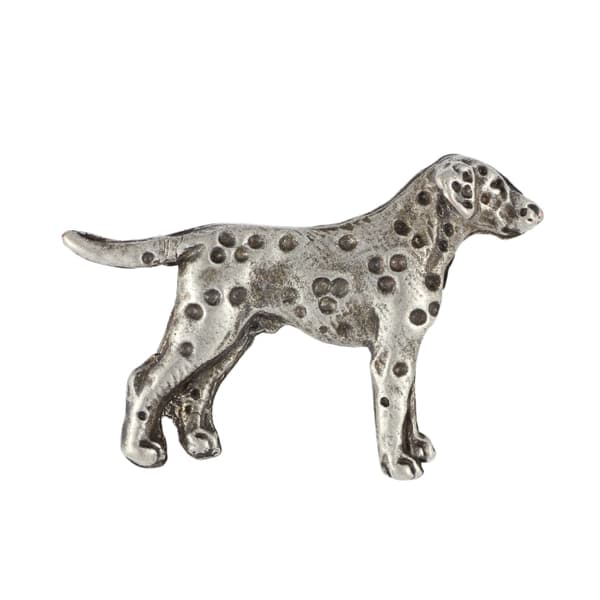 Dalmatian, Dalmatian Pointer - halsband med en hund, silverpläterat hänge för en hundälskare, subtila smycken från Art-Dog