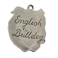 Miniatyrbild 7 av 7: Engelsk Bulldog, Bulldog I - halsband med hund, silverpläterat hänge för en hundfantast, unika Art-Dog-smycken