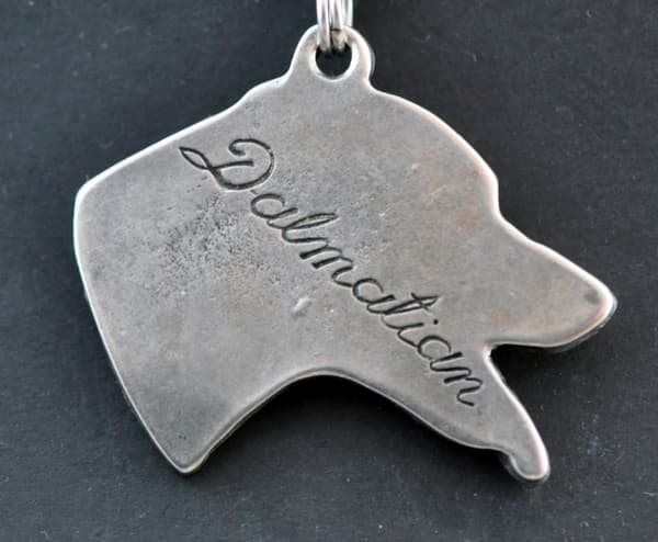 Dalmatian, Dalmatian Pointer - halsband med en hund, silverpläterat hänge för en hundfantast, unika Art-Dog-smycken