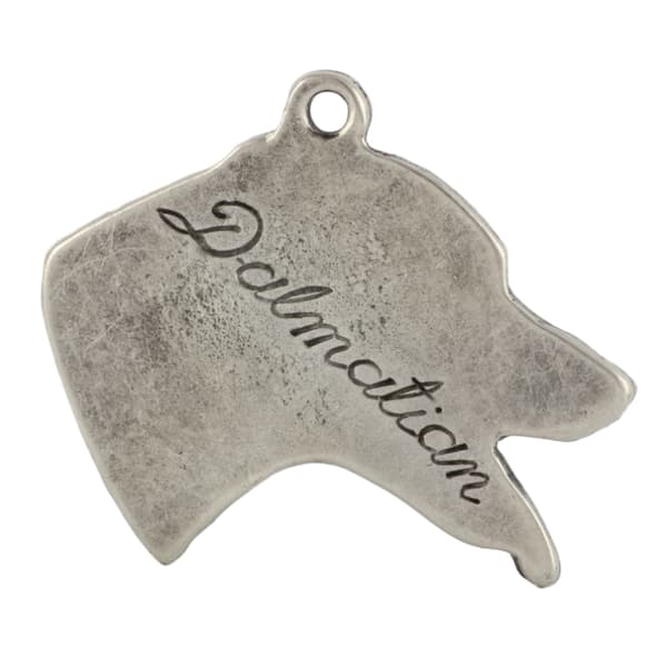 Dalmatian, Dalmatian Pointer - halsband med en hund, silverpläterat hänge för en hundfantast, unika Art-Dog-smycken