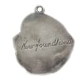 Pikkukuva 7 / 7: Newfoundland, Newfoundland, Wodołaz - kaulakoru koiran kanssa, hopeoitu riipus koirafanille, ainutlaatuiset Art-Dog-korut