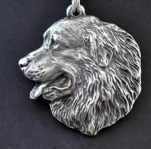 Berninpaimenkoira, Berninpaimenkoira I - kaulakoru koiran kanssa, hopeoitu riipus koirafanille, ainutlaatuiset Art-Dog-korut