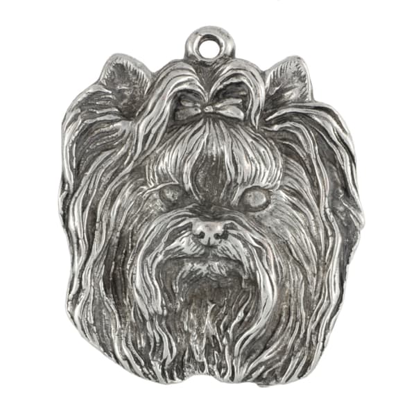 Yorkshire Terrier, York, York, Yorkie I - halskæde med en hund, sølvbelagt vedhæng til en hundefan, unikke Art-Dog smykker
