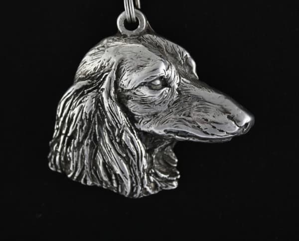 Mäyräkoira - kaulakoru koiralla, hopeoitu riipus koirafanille, ainutlaatuiset Art-Dog korut