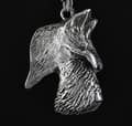Miniatyrbild 3 av 7: Scottish Terrier, Aberdeen Terrier - halsband med en hund, silverpläterat hänge för en hundfantast, unika Art-Dog-smycken