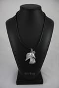 Miniatyrbild 2 av 7: Scottish Terrier, Aberdeen Terrier - halsband med en hund, silverpläterat hänge för en hundfantast, unika Art-Dog-smycken