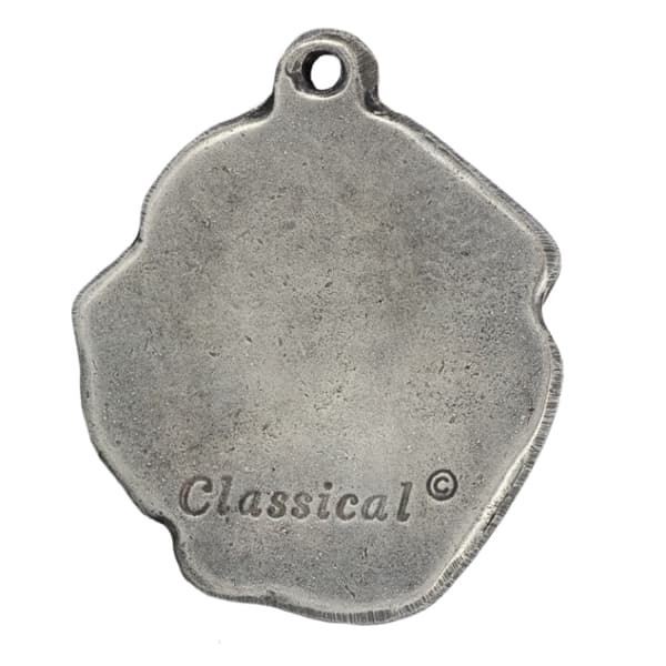 Fila Brasileiro, Brazilian Mastiff - halsband med en hund, silverpläterat hänge för en hundfantast, unika Art-Dog-smycken