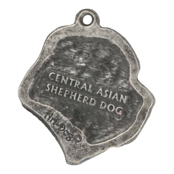 Centralasiatisk hyrdehund - halskæde med en hund, forsølvet vedhæng til en hundefan, unikke Art-Dog smykker