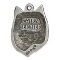 Miniatyrbillede 7 af 7: Cairn Terrier II - halskæde med en hund, forsølvet vedhæng til en hundefan, unikke Art-Dog smykker