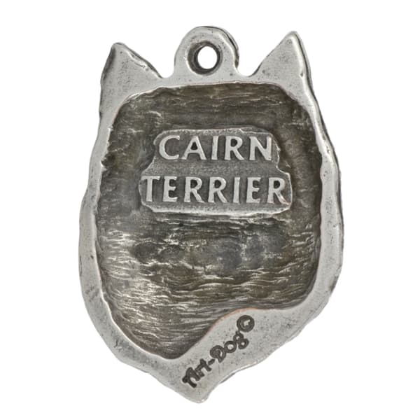 Cairn Terrier II - halskæde med en hund, forsølvet vedhæng til en hundefan, unikke Art-Dog smykker