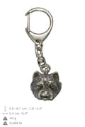 Miniatyrbild 11 av 11: West Highland White Terrier, Westie I - hundhalsband, silverpläterat hänge för en hundfantast, unika Art-Dog-smycken
