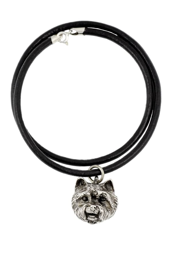 West Highland White Terrier, Westie I - hundhalsband, silverpläterat hänge för en hundfantast, unika Art-Dog-smycken