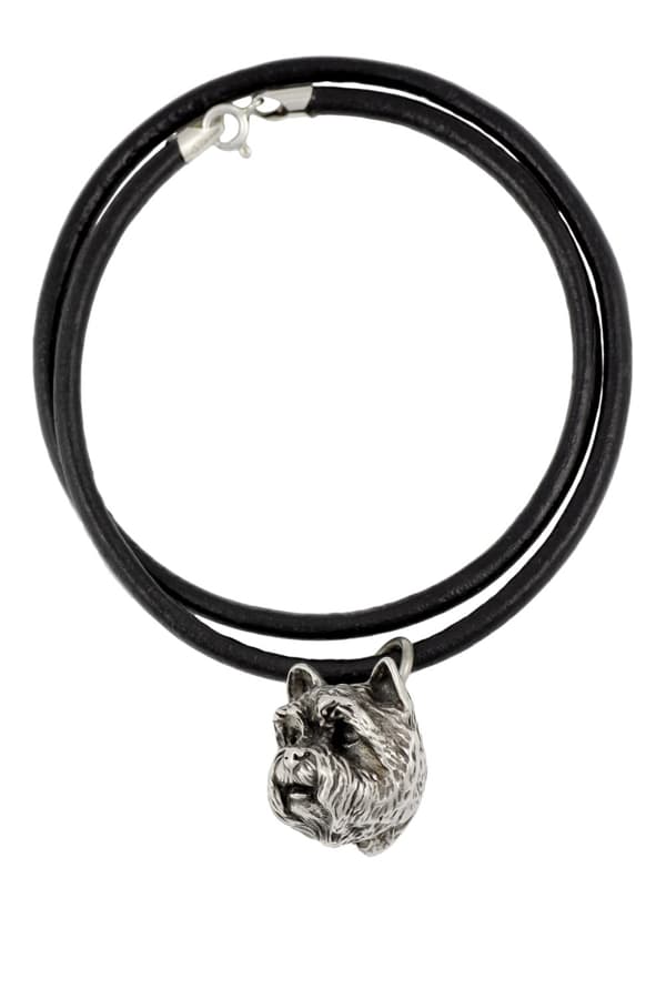 West Highland White Terrier, Westie I - hundhalsband, silverpläterat hänge för en hundfantast, unika Art-Dog-smycken