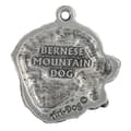 Miniatyrbild 7 av 7: Berner Sennenhund, Berner Sennenhund - halsband med hund, silverpläterat hänge för en hundfantast, unika Art-Dog smycken