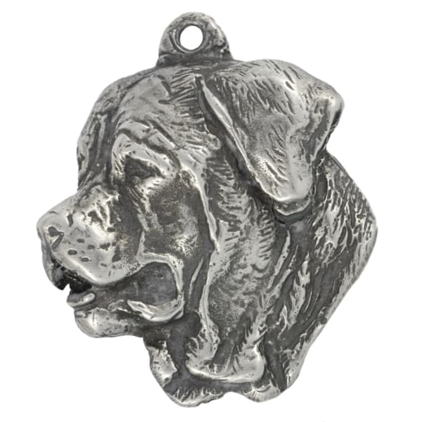 Tosa Inu, Tosa-inu, Japaninmastiffi - kaulakoru koiralla, hopeoitu riipus koiran fanille, ainutlaatuiset Art-Dog korut