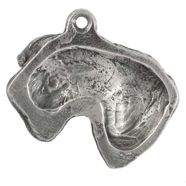Czech Terrier, Cesky Terrier - halskæde med en hund, sølvbelagt vedhæng til en hundefan, unikke Art-Dog smykker