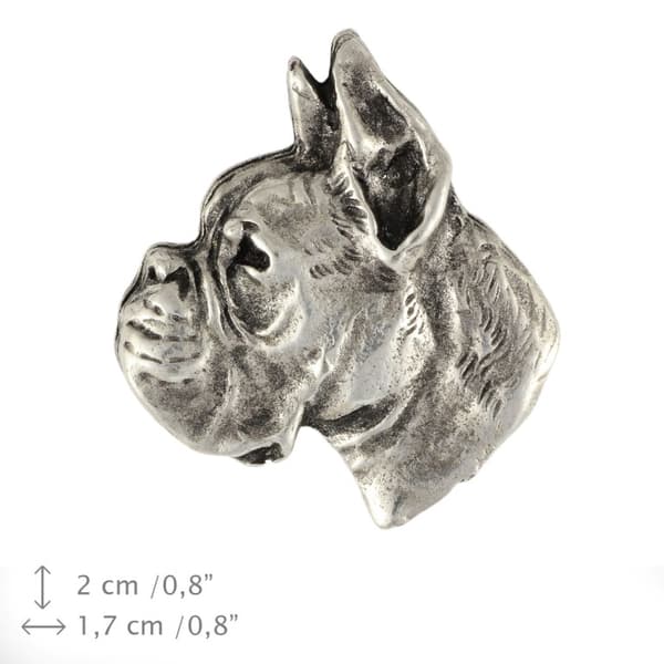 Boxer, Boxer I - halsband med en hund, hänge för en hundmamma, unika Art-Dog smycken