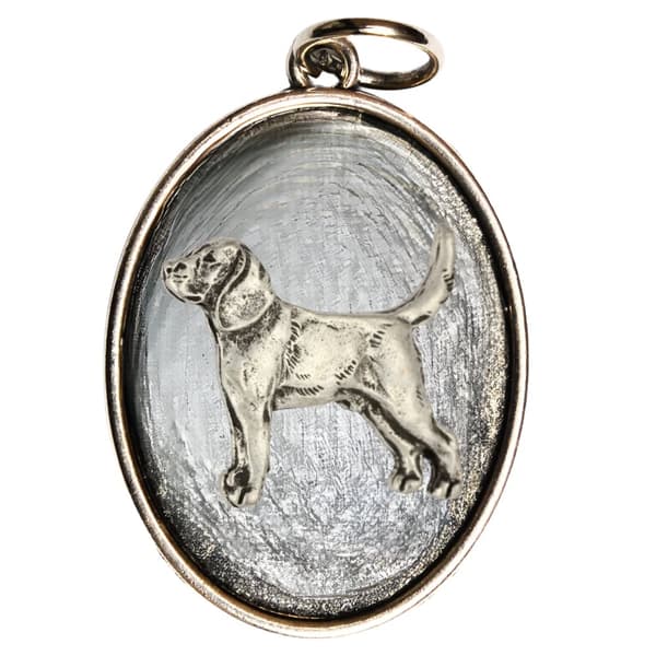 Beagle - halsband med en hund, hänge för en hundmamma, unika smycken av Art-Dog