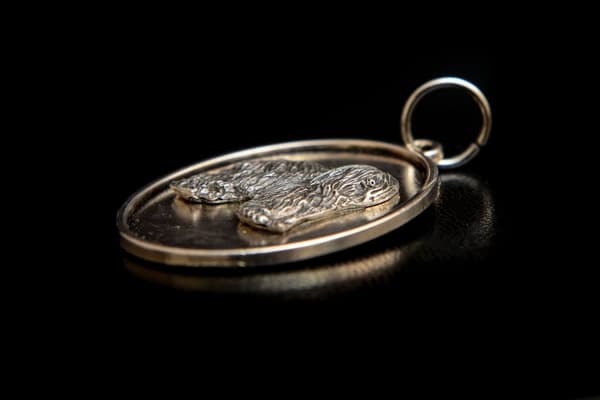 Polish Lowland Sheepdog, PON - hundhalsband, hänge för hundmamma, unika Art-Dog smycken