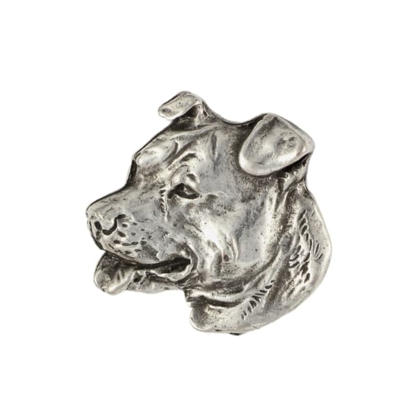 American Staffordshire terrier, Amstaff, Amstaf - halsband med en hund, hänge för en hundmamma, unika smycken av Art-Dog