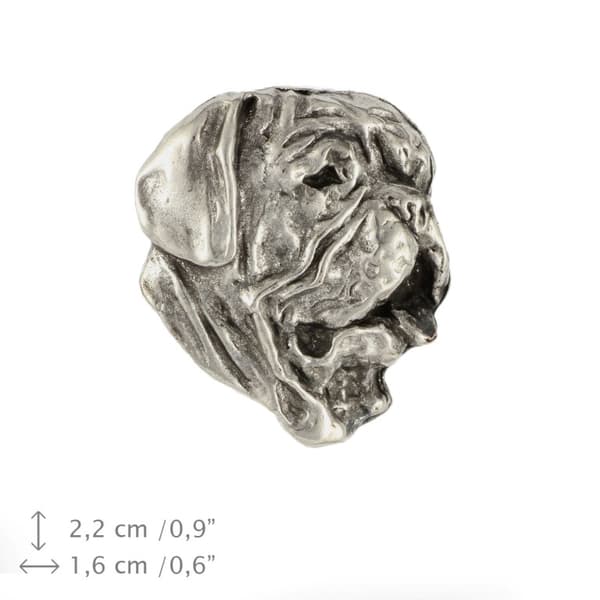 Bordeaux Dog, Dogue de Bordeaux, French Mastiff - halsband med en hund, hänge för en hundmamma, unika Art-Dog smycken