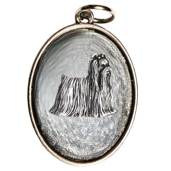 Yorkshire Terrier, York, York, Yorkie - halsband med en hund, hänge för en hunds mamma, unika Art-Dog smycken