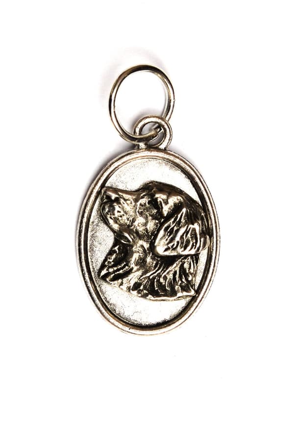 Golden Retriever I - halsband med en hund, hänge för en hundmamma, unika Art-Dog smycken
