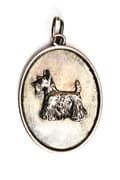 Pikkukuva 1 / 9: Skotlanninterrieri, aberdeenterrieri - kaulakoru koiran kanssa, riipus koiran emolle, ainutlaatuiset Art-Dog-korut