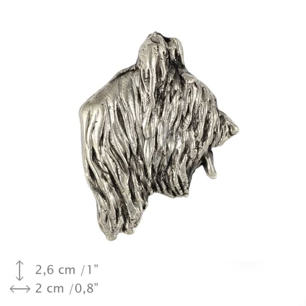 Ranskanpaimenkoira Briard, Berger de Brie - koiran kaulakoru, riipus koiran äidille, ainutlaatuiset Art-Dog korut