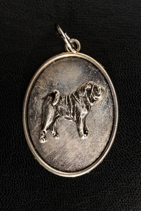 Shar Pei - halsband med en hund, hänge för en hundmamma, unika smycken av Art-Dog