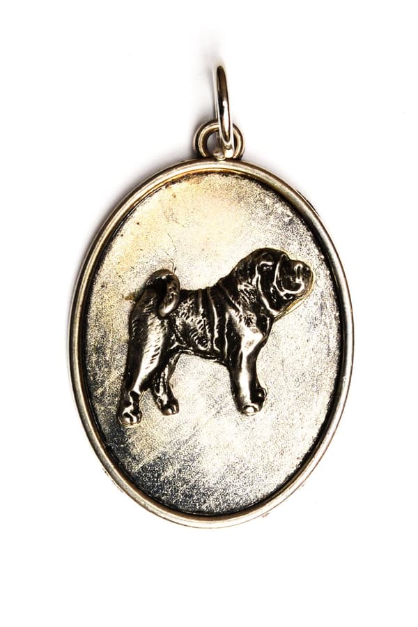 Shar Pei - halsband med en hund, hänge för en hundmamma, unika smycken av Art-Dog