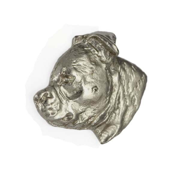 Staffordshire Bull Terrier, Staffik, Staffi - halsband med en hund, hänge för en hundmamma, unika smycken av Art-Dog
