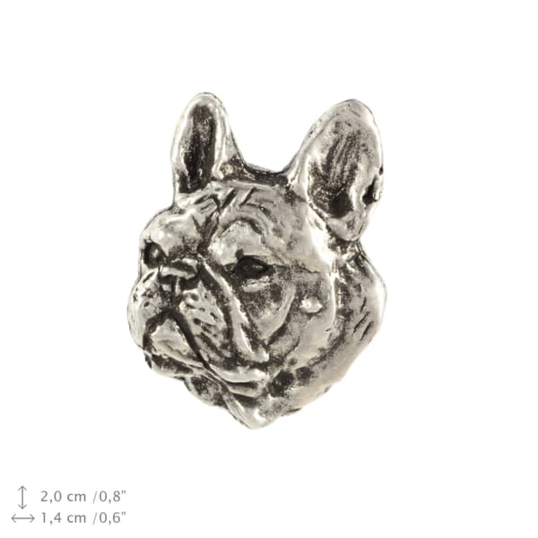 French Bulldog II - kaulakoru koiran kanssa, riipus koiran äidille, ainutlaatuiset Art-Dog korut
