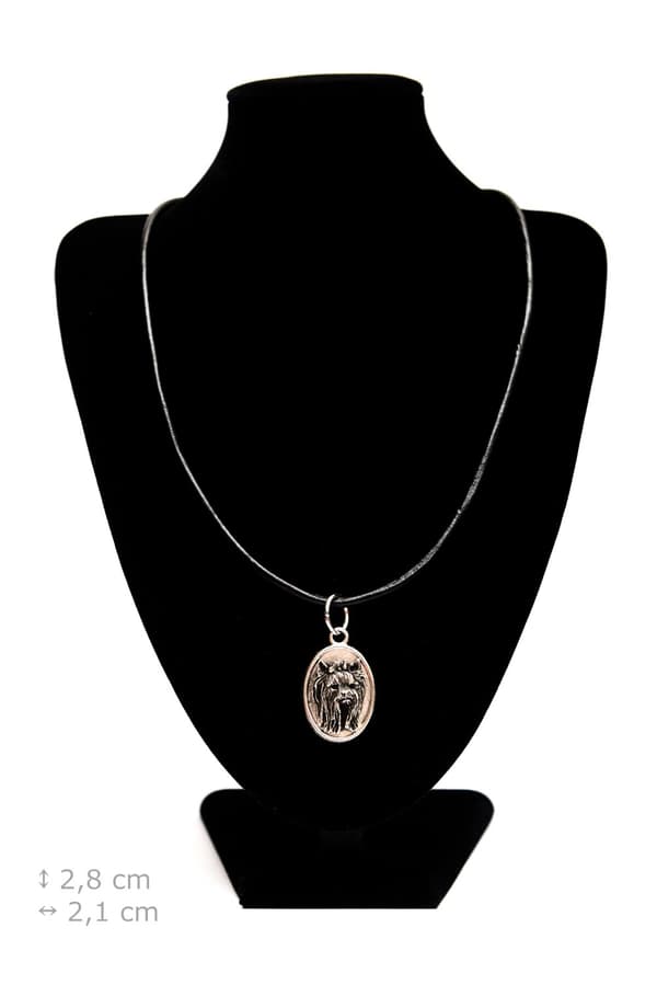 Yorkshire Terrier, York, York, Yorkie I - halsband med en hund, hänge för en hundmamma, unika Art-Dog smycken