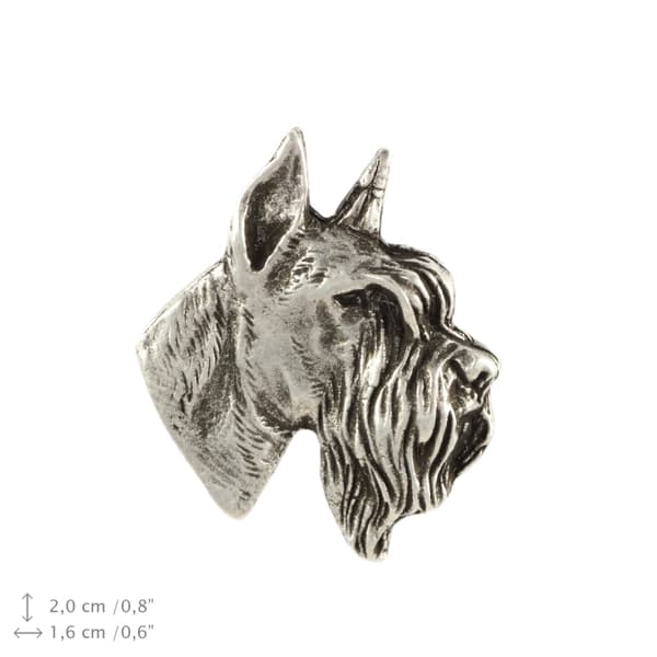 Schnauzer, Schnauzer II - hundhalsband, hänge för hundmamma, unika Art-Dog smycken