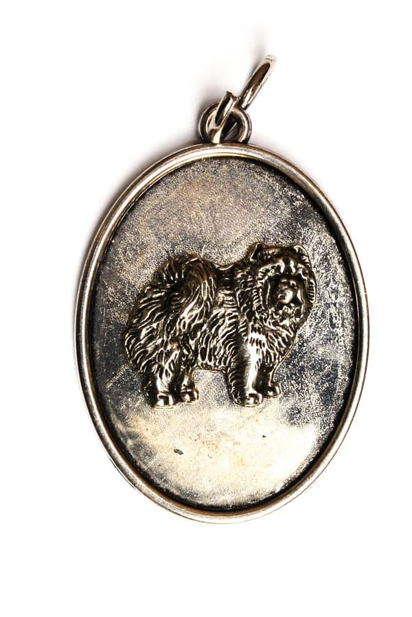 Chow Chow - ett halsband med en hund, ett hänge för en hundmamma, unika smycken av Art-Dog