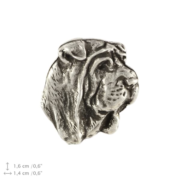 Shar Pei II - halsband med en hund, hänge för en hundmamma, unika smycken av Art-Dog