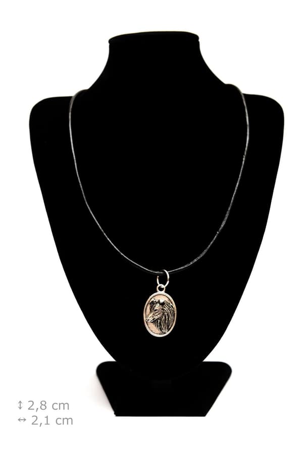 Sheltie - halsband med en hund, hänge för en hundmamma, unika Art-Dog smycken