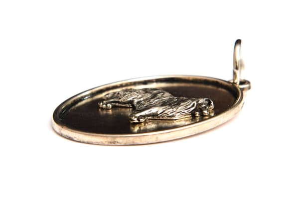 Långhårig Scottish Shepherd, Collie rough - halsband med en hund, hänge för en hunds mamma, unika Art-Dog smycken