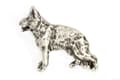 Miniatyrbillede 8 af 9: Schæferhund, Alsace II - hundehalskæde, vedhæng til hundemor, unikke Art-Dog smykker